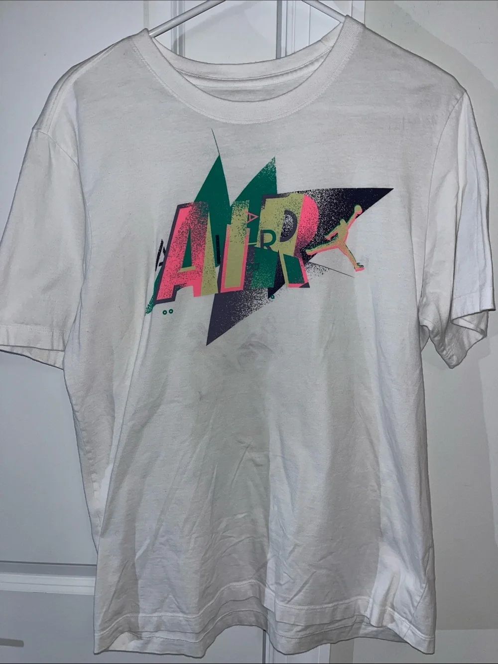 Multi Color Jordan Nike Air White Swingman Basketball t shirt M Marks
